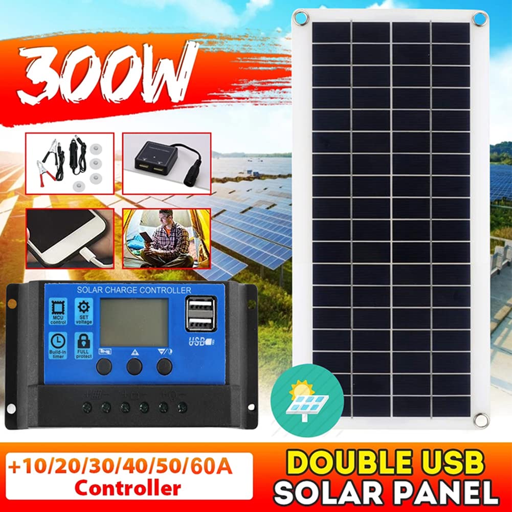 ソーラーパネル 300w Amazon.co.jp: 300Wソーラーパネル、柔軟な単結晶高効率